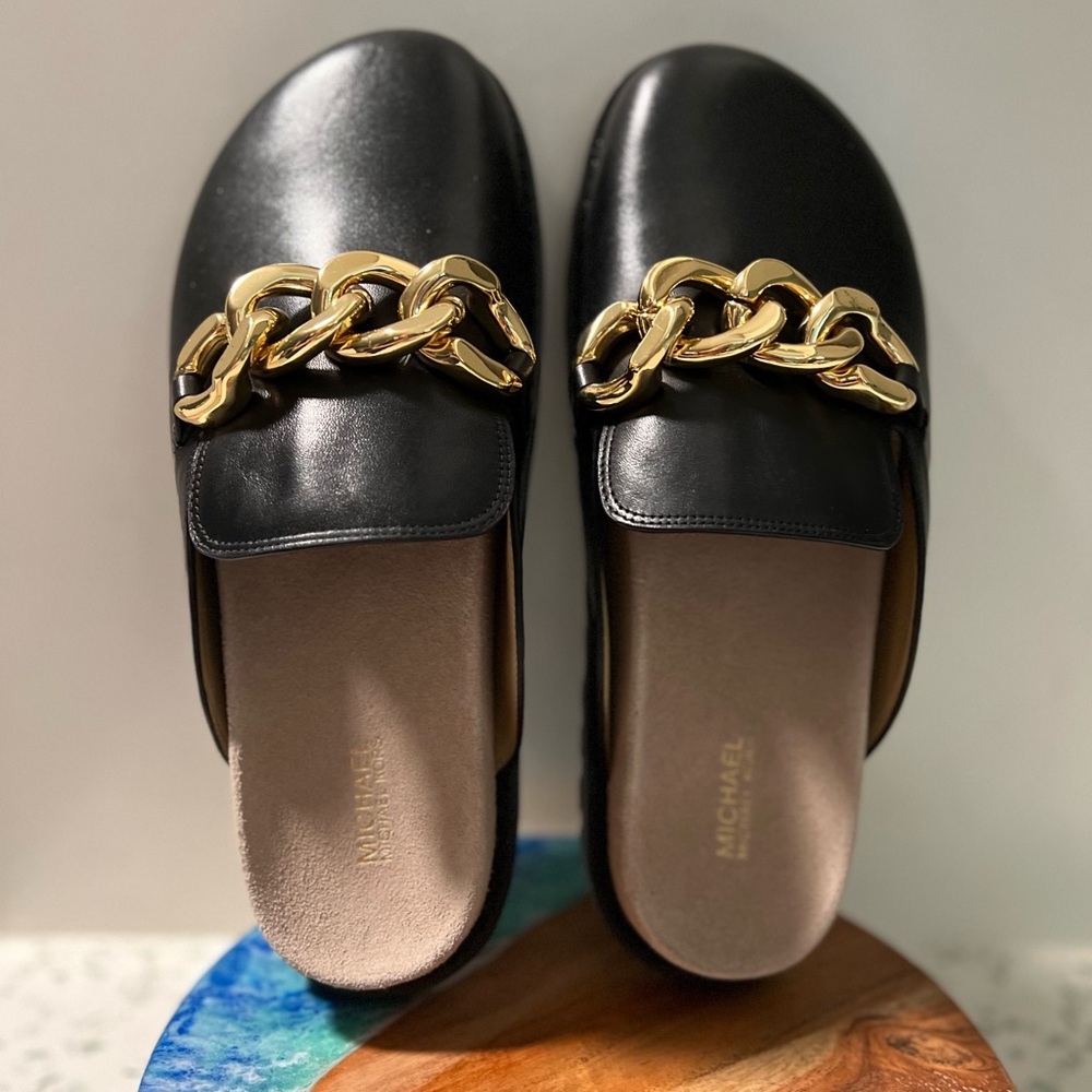 NEW Michael Kors Slide Slip on “Mushroom” shoes. Size 9 Women - Picture 1 of 7